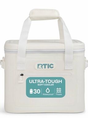 🆕 RTIC Ultra-Tough IVORY Soft Cooler - 30 Can Capacity